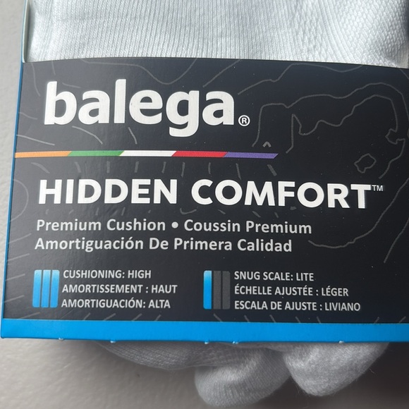 Balega White Hidden Comfort Socks size - Picture 4 of 6